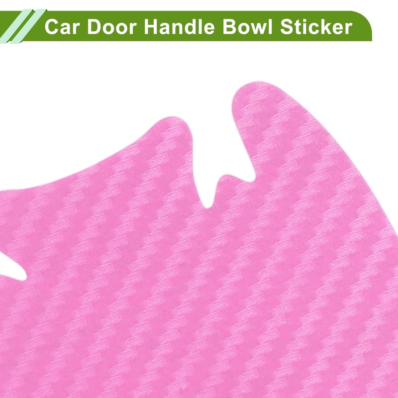 HOPESPANNER Universal 80x88mm Car Door Handle Bowl Sticker Anti-Scratches+Auto Door