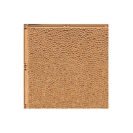 FASÄDE Border Fill Decorative Vinyl Glue Up Ceiling Panel in Polished Copper (12X12 Inch Sample)