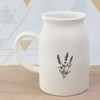 300ml 'Simple Lavender Plant' Ceramic Milk Jug (MJ00016772)