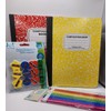 NB Two Composition Books (Red & Yellow) Package of 12