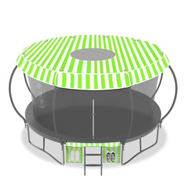 Owlcover Trampoline Tent Cover for 14 Ft Round Trampolines, Outdoor Anti-UV Shade Cover with Detachable Shoe Bag,Top Replacement Cover Only