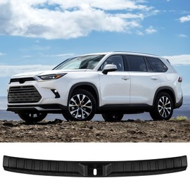 BIBLOZ Rear Bumper Protector for Toyota Grand Highlander LE/XLE/Limited/Platinum 2024 2025 Accessories, Matte Black Integrated Internal Rear Bumper Guard Trim(Not for Highlander)