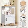 Yaheetech Yaheetech Rolling Kitchen Island with Single Door Cabinet, Kitchen