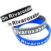 On Rivaroxaban Medical Alert Wristband Blood Thinner Awareness (Pack of