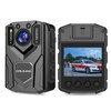 CAMMHD 2K/1440P HD 128G Body Cam 8-10 Hours Recording Body Cameras with Audio and Video Recording Body Cam with Extended Memory Card for Police/Hiking/Meeting