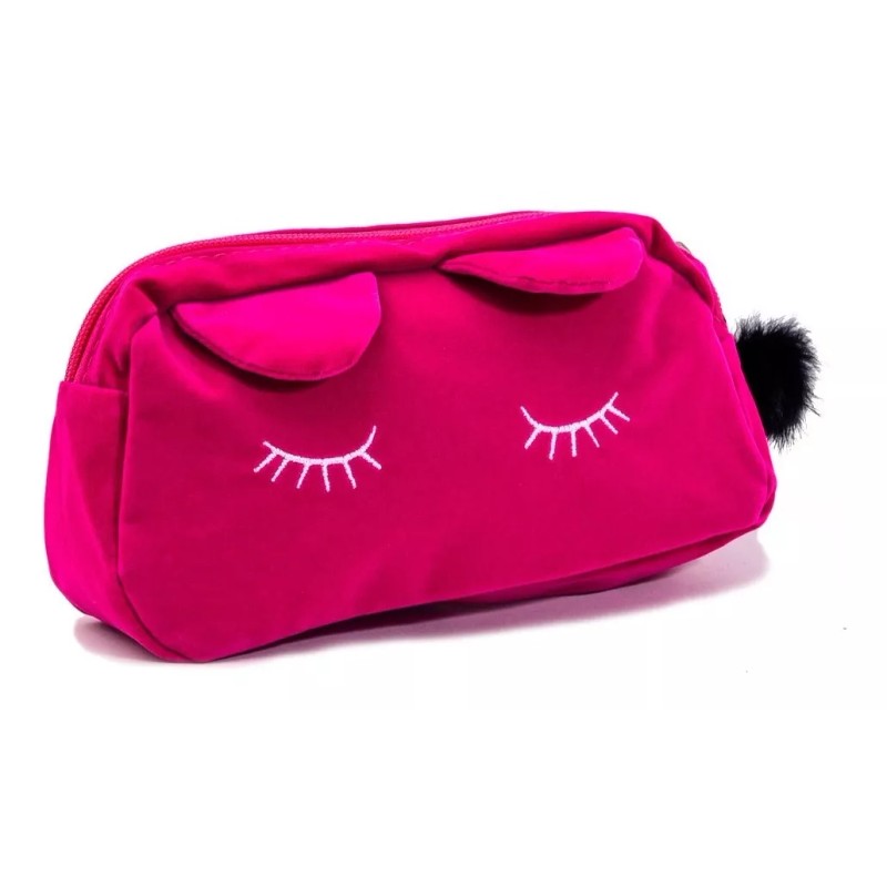 CAT Bolso Cosmetiquera Lapicera Figura De Gato En Colores