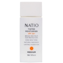 Natio Tinted Moisturiser Medium SPF50+ 50ml