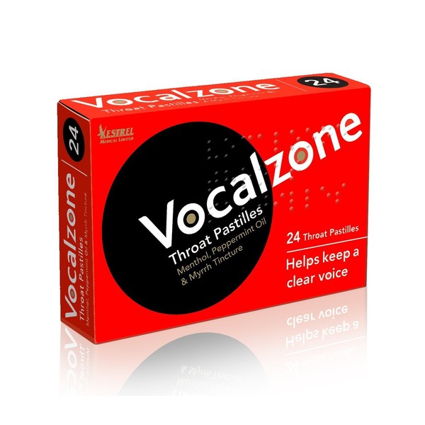 Vocalzone Throat 24 Pieces Pack of 2