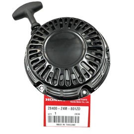 KINDZA Genuine Recoil Pull Starter Assy [28400-Z4M-801ZD] Black for Honda GX120 GX160 Engine