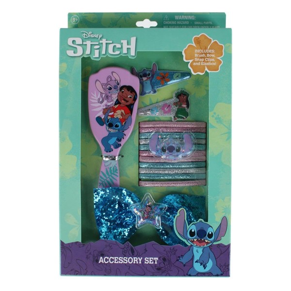 U.P.D., INC Kid's Lilo & Stich Hair Brush and Accessory