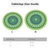 Gbuzozie Mandala Tablecloth with Elastic Edge, Round Table Cover Washable