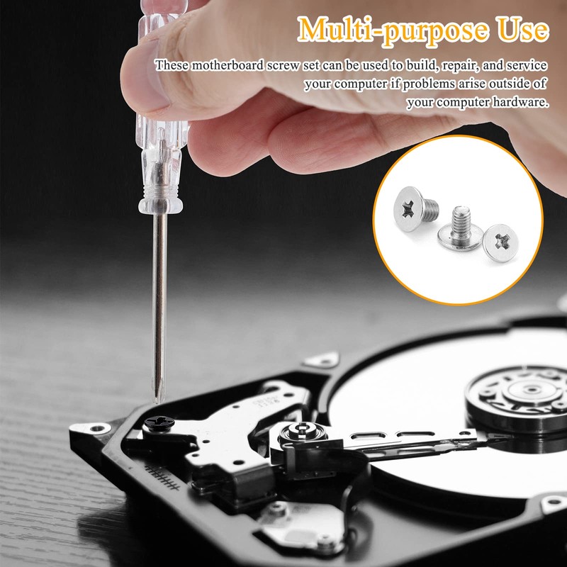 Gueenky 392 Piece Laptop Computer Screws Set, M2 M2.5 M3