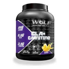 Cla  Carnitina Wolf Suplementos 1kg Pre Entreno 200serv Mango                                                                                         