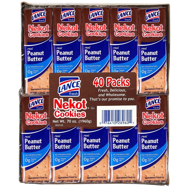Lance Nekot Peanut Butter Cookies (40 ct.) (pack of 2)