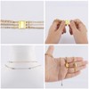 lasuroa 16pcs Magnetic Jewelry Clasps & Chain Extenders, Gold Silver