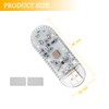 CGEAMDY 2 Pieces Interior Lighting, Car LED Interior Remote Control,