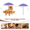 Gnodary Squirrel Feeder with Umbrella, Squirrel Feeders for Outside, Squirrel