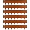 Corten Steel Landscape Edging 40 Inch Strips, 10-Inch Depth Metal
