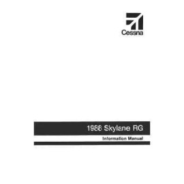 NEW Cessna R182 Skylane RG 1986 Pilot's Information Manual: Precision Reproducti