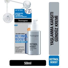 neutrogena retinol boost yaşlanma karşıtı gündüz kremi spf 15 50ml
