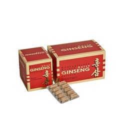 KGV GINSENG - KOREA GINSENG VERTRIEB KGV Koreanischer Reiner Roter Ginseng, 200 Kapseln, je 300 mg Ginsengwurzel-Pulver