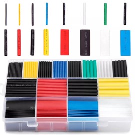 580Pcs 2:1 Heat Shrink Tubing Wire Kit - 11 Sizes Sleeving Tube Wrap Cable Wire