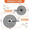 2*316048413(8") 2*316048414(6") Electric Stove Burner Drip Pans MP22YA Electric Range