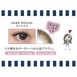 FLANMY フランミーワンデー 10枚入 【ダークモカ】 ±0.00（度なし）