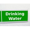 Drinking Water Sticker Pack of 2 Waterproof Outdoor Vinyl Sticker