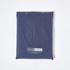 HOMESCAPES Navy Blue Deep Fitted Sheet (12”) King 200 TC