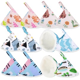 YCCOKJJ Pack of 12 Pee Teepee Baby Nappy Cones, Stay Dry When Changing Nappies, Nappy Changing Accessories with Strong Water Absorption for Boys, Birthday Gift for Newborns
