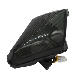 iTobest Taillight - Integrated LED Tail Brake Turn Signal Light Compatible with Yamaha YZF R1 2007-2008 Tmax S30 2012-2014 (Black)