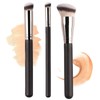 Foundation Make Up Brush Set, Concealer Brush, 3-Piece Foundation Brush,