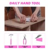 Pink Tool Set, 40-Piece Kit for Home Repair and DIY