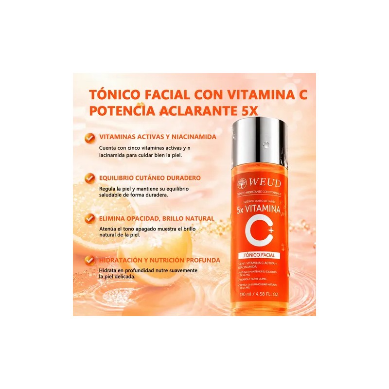 Aclarante Kit Facial Pdrn Salmón Colágeno Antiedad Weud 4pc