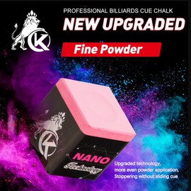 KONLLEN Billiards Chalk Professional Chalk Nano Technology Tournament Dedicated for National Billiards Players（Outstanding Performance,Reduce Miscue,Durable,Low Deflection）