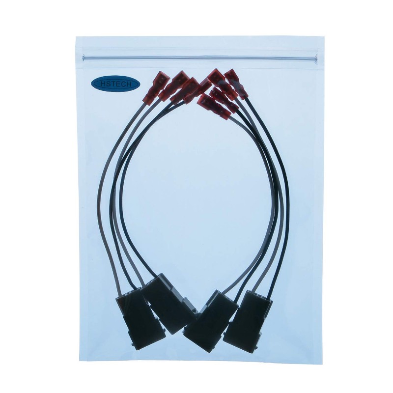 HSTECH 72-7800 2 Pairs (4 Pack) Car Speaker Connector Harnesses