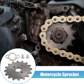 X AUTOHAUX 520 Style 16T Teeth 20mm ID Motor Front Sprocket Set for Motorcycle