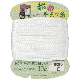 huzikkusu [City 手mari Thread] 30 m Col. White