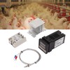 Farm Temperature Control Set 100‑240V Thermostat Type K Thermocouple Heatsink