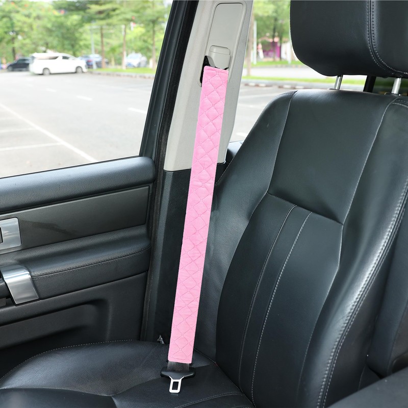 Amooca Soft Automotive Seat Belt Cover Seatbelt Shoulder Pad Neck