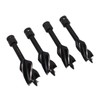 4 Pcs Wood Auger Bit 4 Flute Detachable Hex Shank