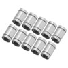 10Pcs Linear Motion Bearing Alloy Steel 6mm ID 12mm OD