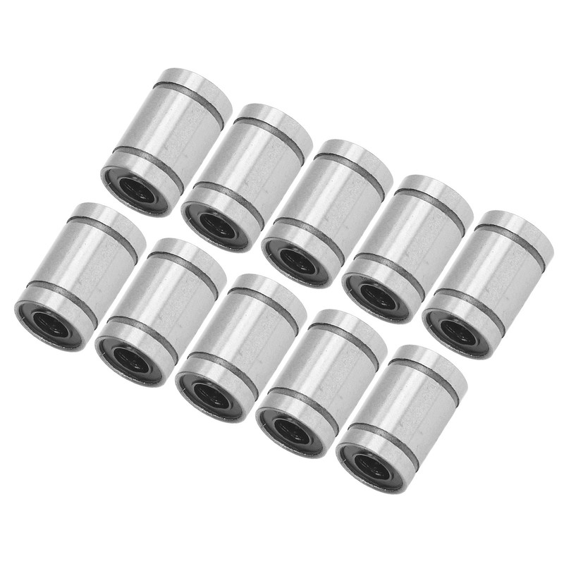 10Pcs Linear Motion Bearing Alloy Steel 6mm ID 12mm OD
