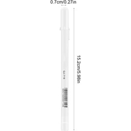 6PCS White Paint Pen For Art with 0.8mm Fine Point Tip,Ideal for Art Painting and Highlighting