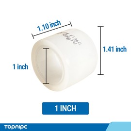 Topaipe 1 Inch PEX Expansion Rings, PEX-A Fittings Pex Expansion Sleeves, PEX-A Expansion Ring Plumbing Tools for PEX-A Tubing-25Pcs