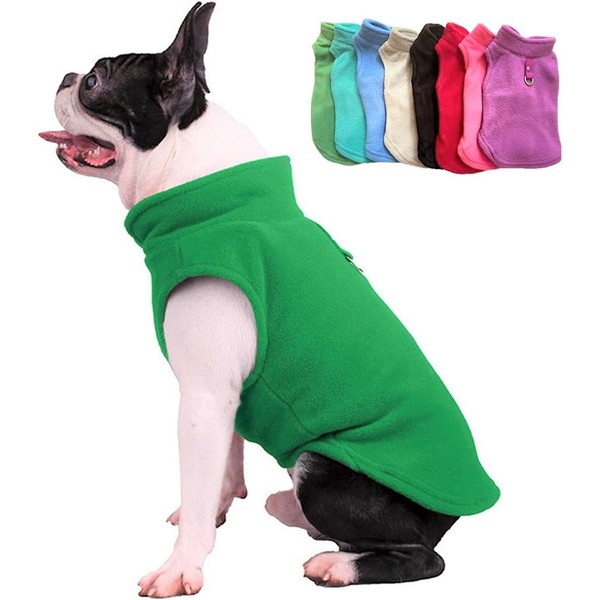 JACKO & CO - Fleece Vest Sweater with Leash Ring