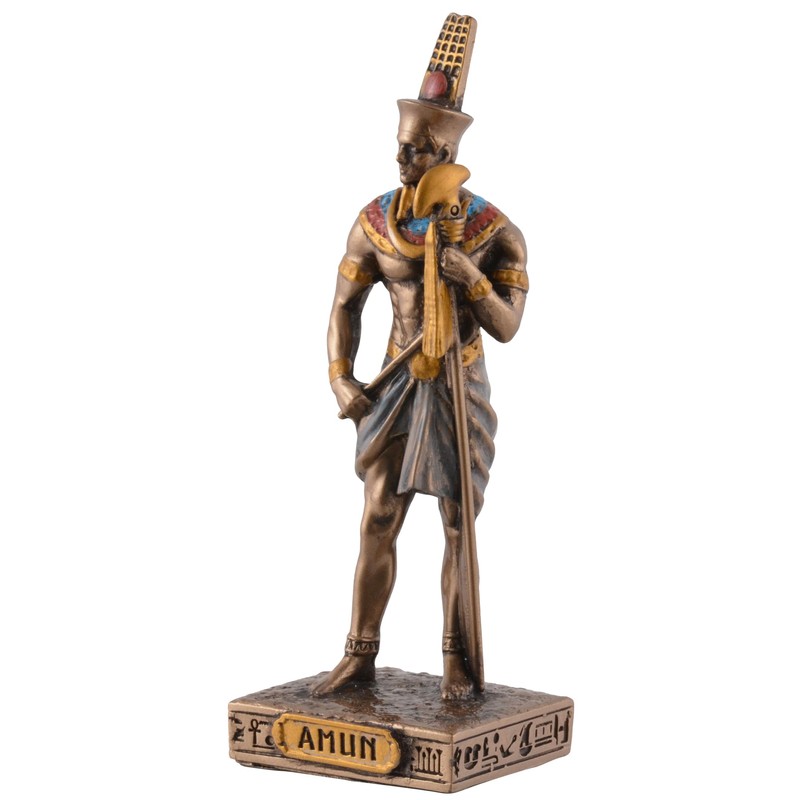 VOGLER Joh. Vogler GmbH Egyptian God Amun Miniature Bronze Coloured
