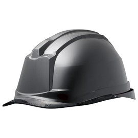 Midori Anzen Helmet for Work PC Clear Visor Anti-Slip SC19PCL RA3 KP (α Liner) Black/Smoke