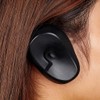 3 Pairs 5x7.5CM/2x2.95 Inch Reusable Hairdressing Silicone Ear Covers Hair